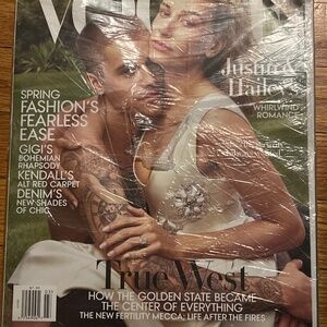 Vogue Justin and Hailey Bieber Magazine